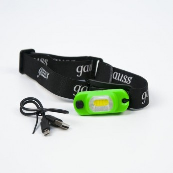 Фонарь налобный GAUSS GFL408 3W 150lm Li-ion 300mAh LED Фонарь налобный GAUSS GFL408 3W 150lm Li-ion 300mAh LED